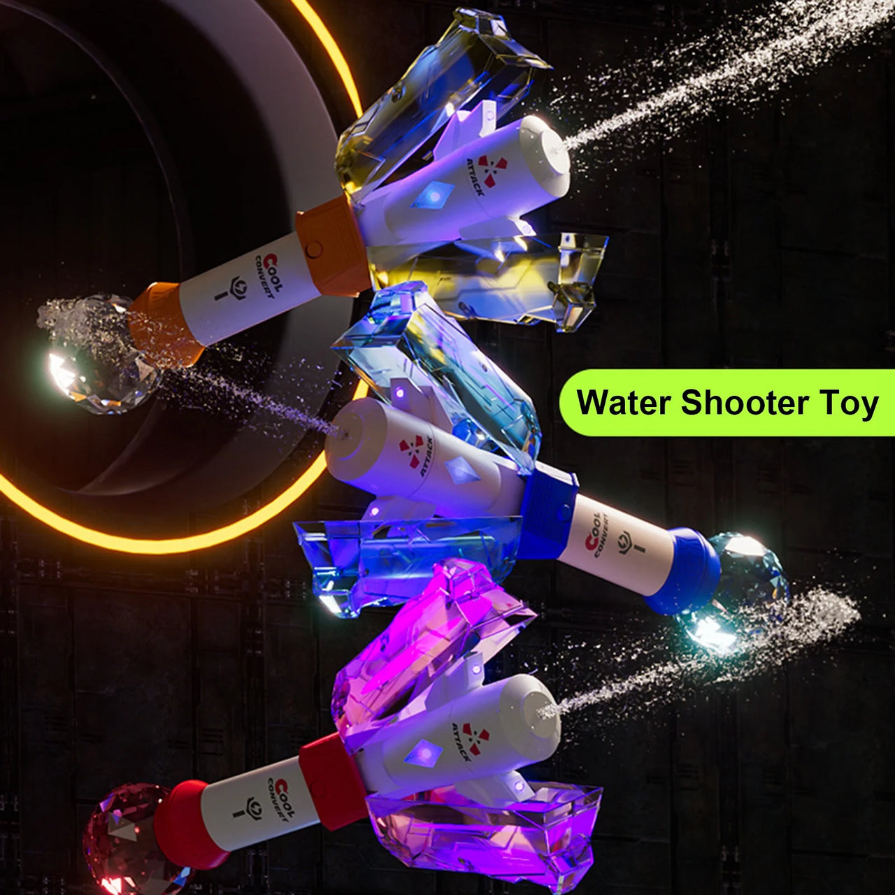 Electric Magic Wand Water Gun With Lights