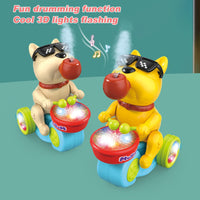 Thumbnail for Cute Musician Puppy With Spray & Light