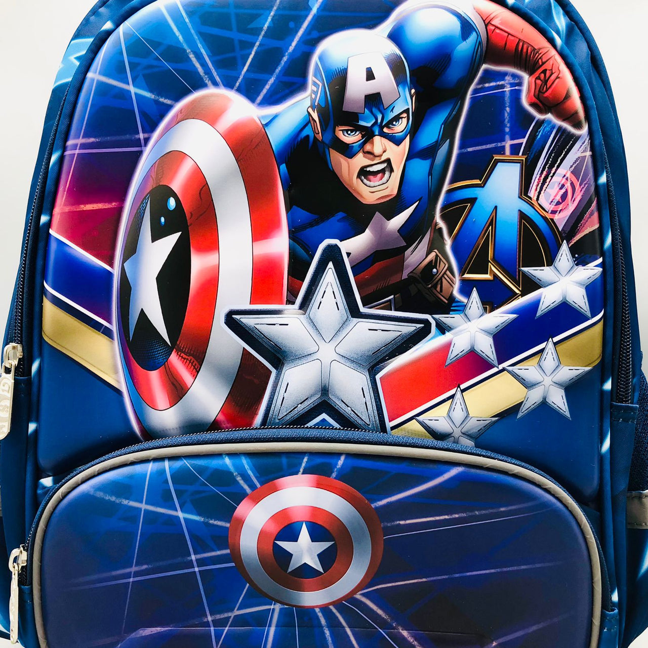 15* Inches Premium Captain America School Bag