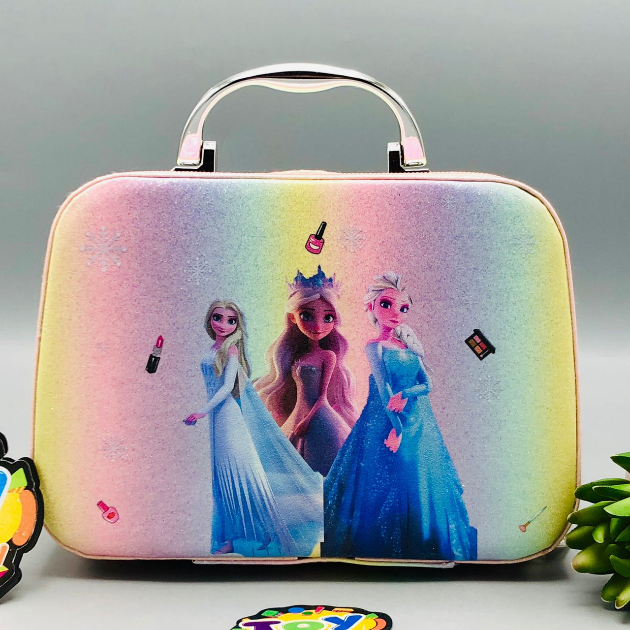 14Pcs Realistic Frozen Makeup Bag