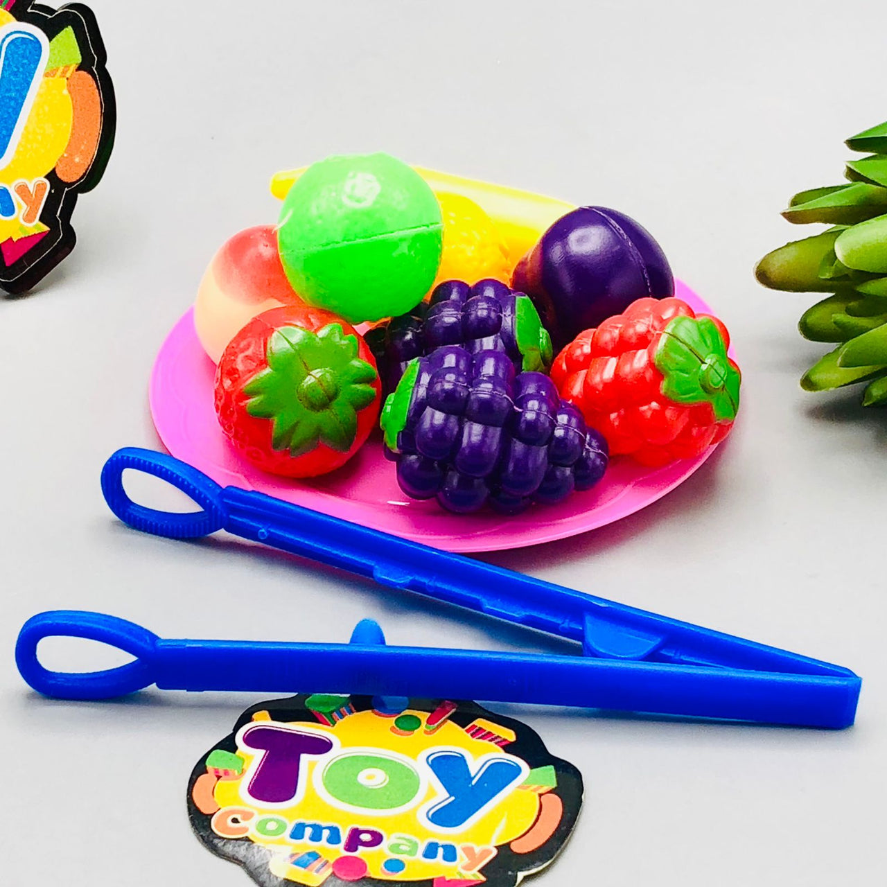 39Pcs Pretend Mini Colorful Fruit Platter Set