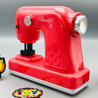 Thumbnail for Kids Pretend Play Mini Sewing Machine Toy With Light & Sound