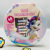 Thumbnail for 68Pcs Premium Unicorn Rounded Kids Painting Set