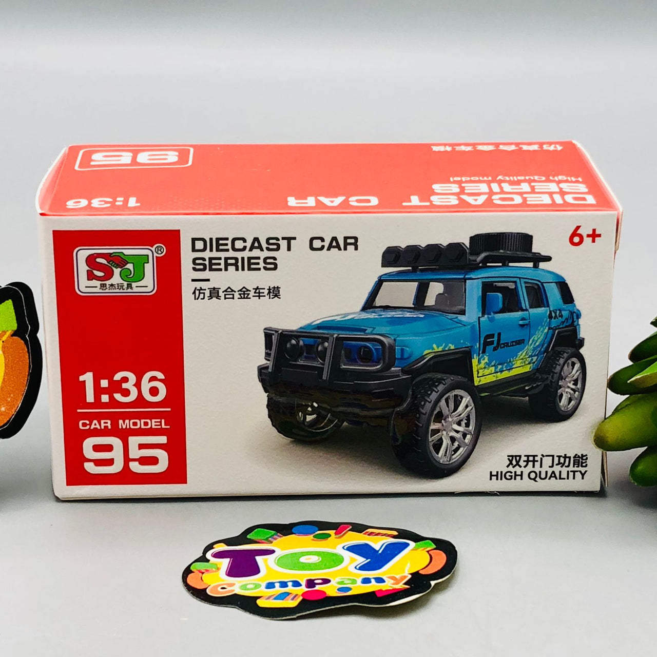 1:36 Diecast Mini Pullback FJ Cruiser Model Car