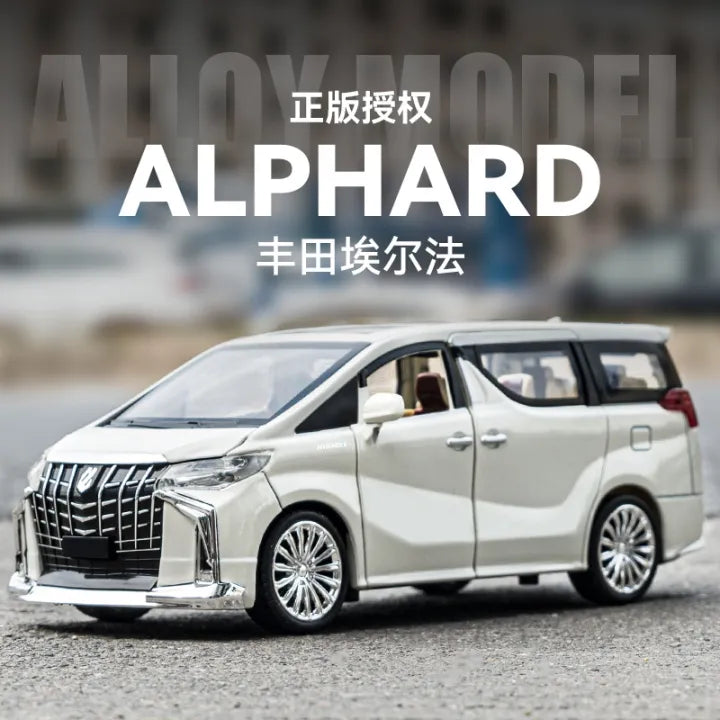 1:24 Diecast Toyota Alphard MPV Model