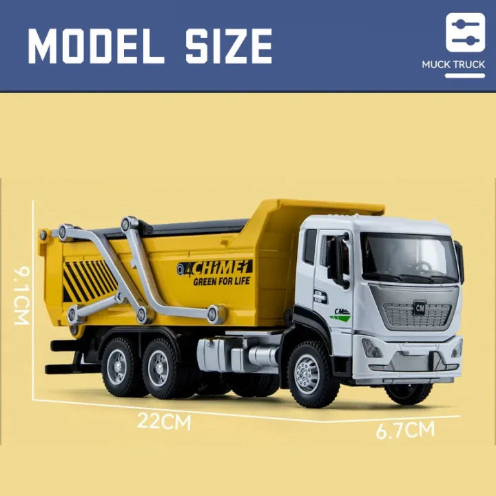 1:32 Diecast Construction Muck Truck Model