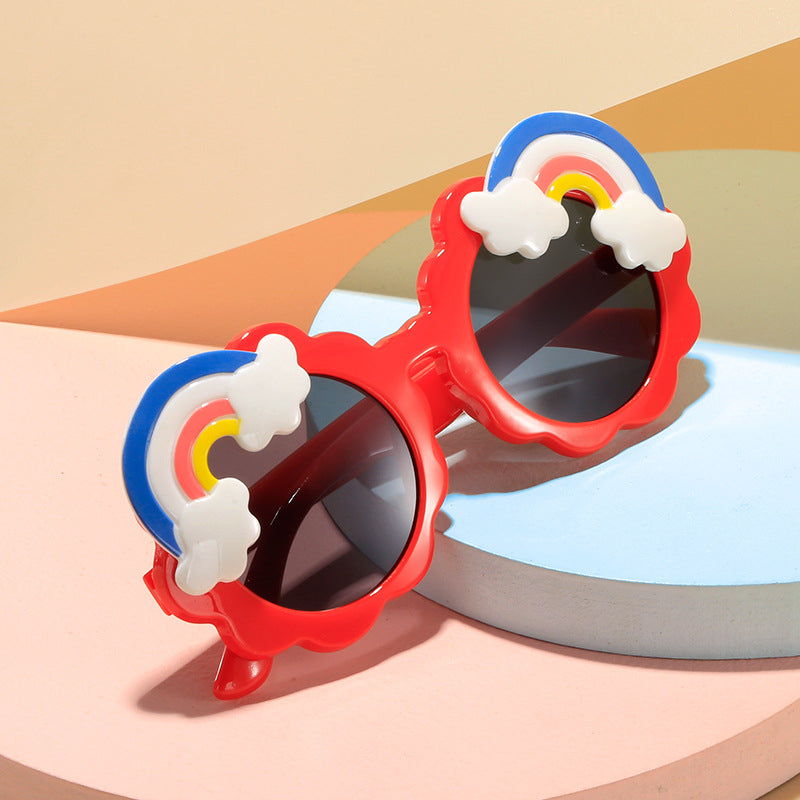 Kids Rainbow Frame Sunglasses