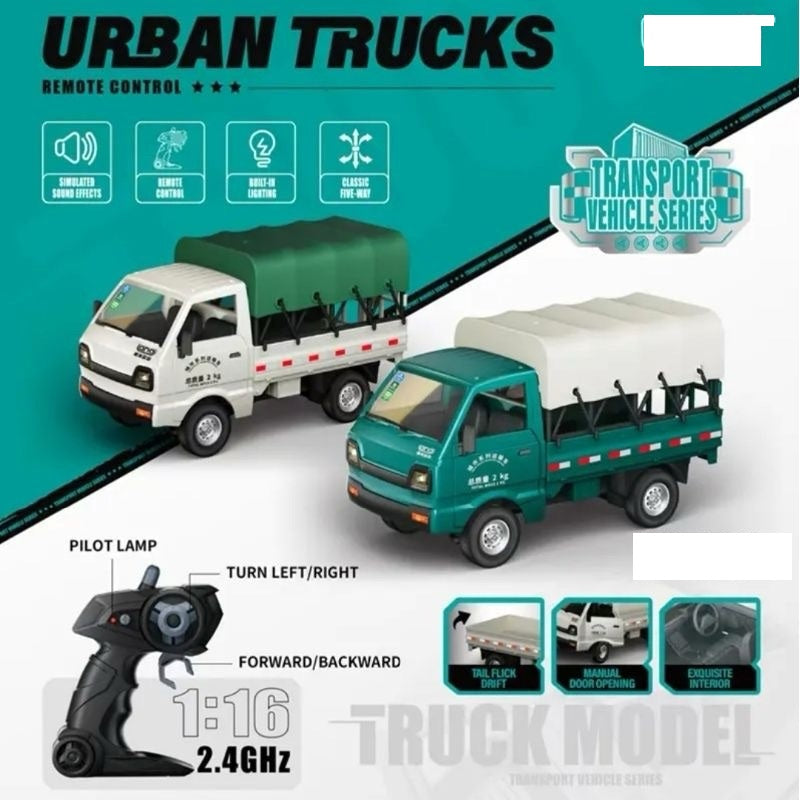 1:16 2.4GHz RC Urban City Canvas Car With Lights