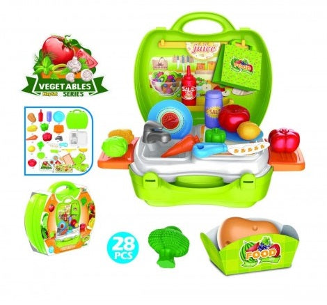 Vegetables Play Set Suitcase