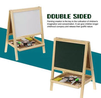 Thumbnail for Wooden Double-Sided Small Drawing Board