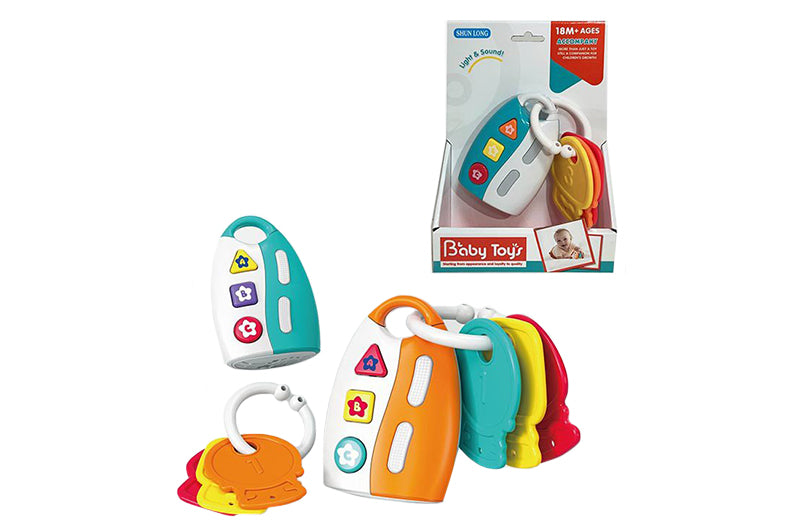 Baby Car Key Toy With Light & Sound