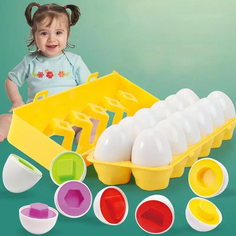 12Pcs Match Smart Eggs-Toy