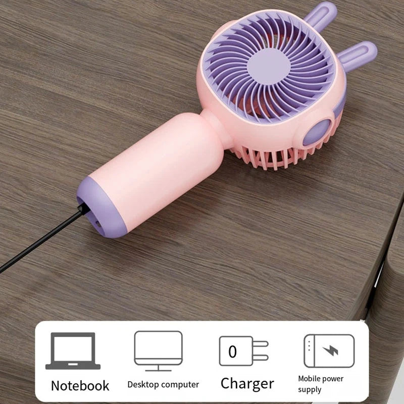 Simple Mini Handheld Rechargeable Mini Fan