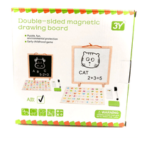 Thumbnail for Wooden Double-Sided Magnetic Drawing Board