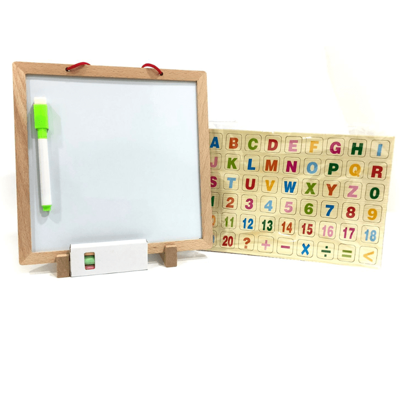 Wooden Double-Sided Magnetic Drawing Board