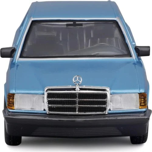 Bburago 1:24 Diecast Mercedes Benz 190E - Blue