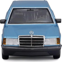 Thumbnail for Bburago 1:24 Diecast Mercedes Benz 190E - Blue