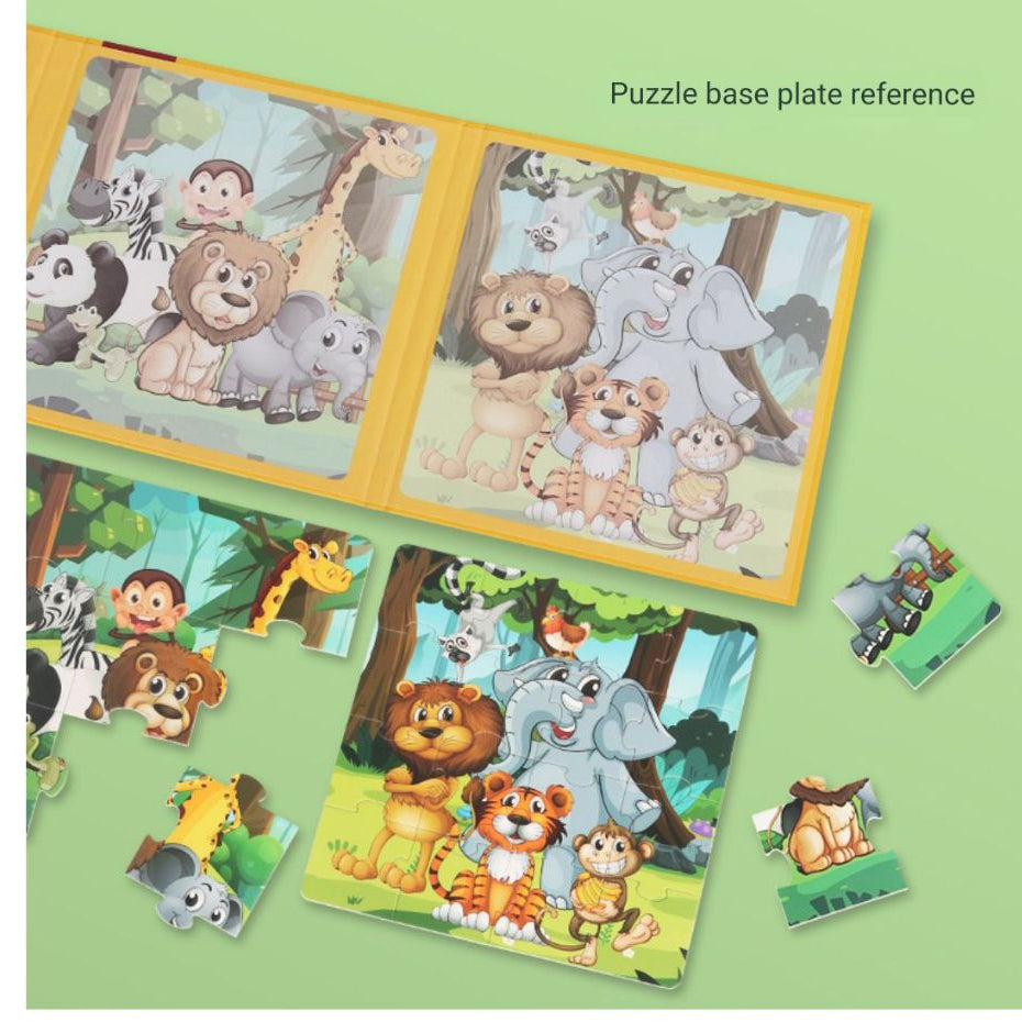 3in1 Magnetic Puzzle Book - Assortment