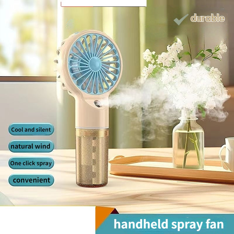 Rechargeable Handheld Mist Spray Fan