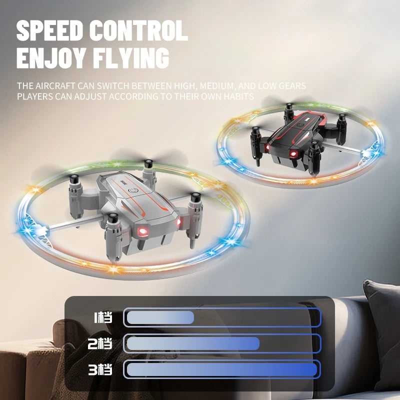 RC Mini Stunt Rolling Drone With Colorful Lights