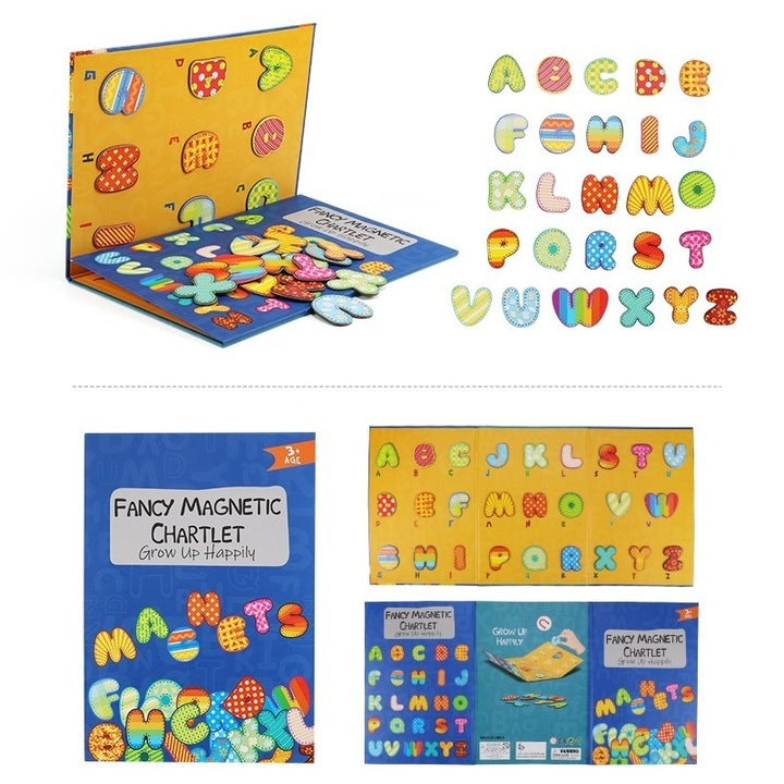 Alphabet Magnetic Puzzle Fancy Chartlet