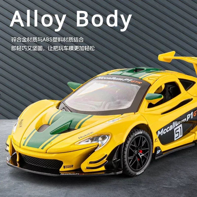 1:22 Diecast McLaren P1 GTR Model Car