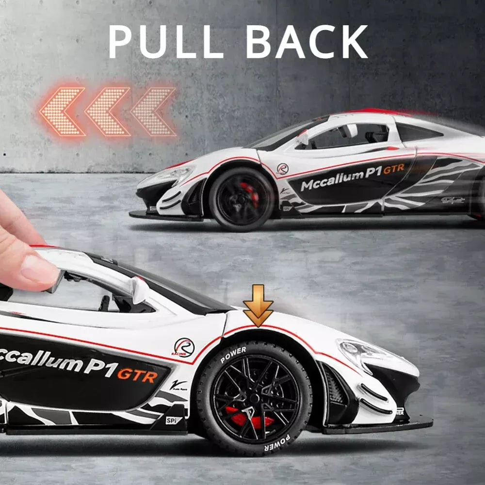 1:22 Diecast McLaren P1 GTR Model Car