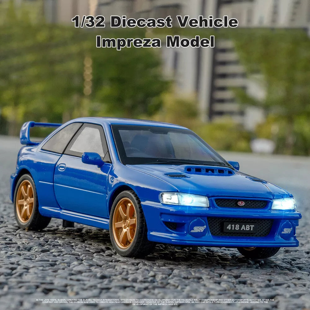 1:32 Diecast Subaru Impreza WRX Model Car