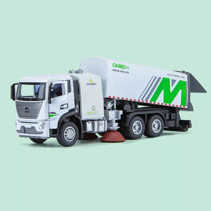 1:32 Diecast City Sanitation Cleaning Truck