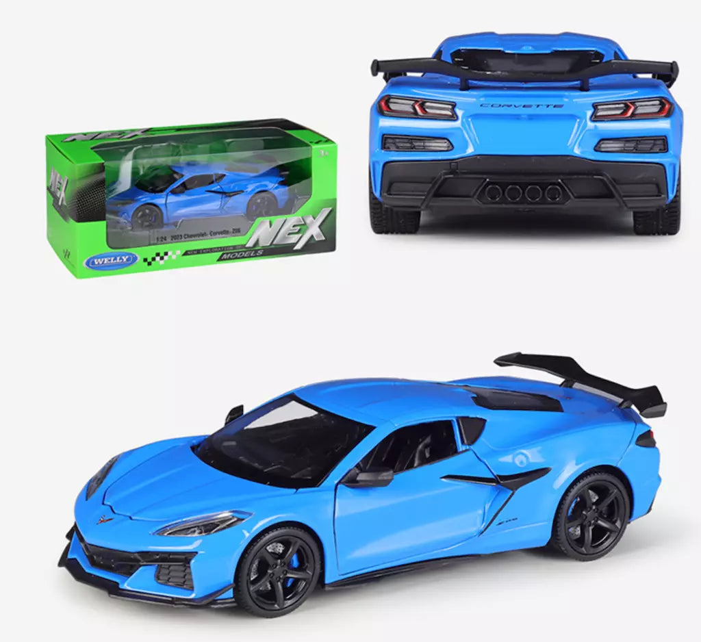 Welly 1:24 Diecast 2023 Chevrolet Corvette Z06 Model Car