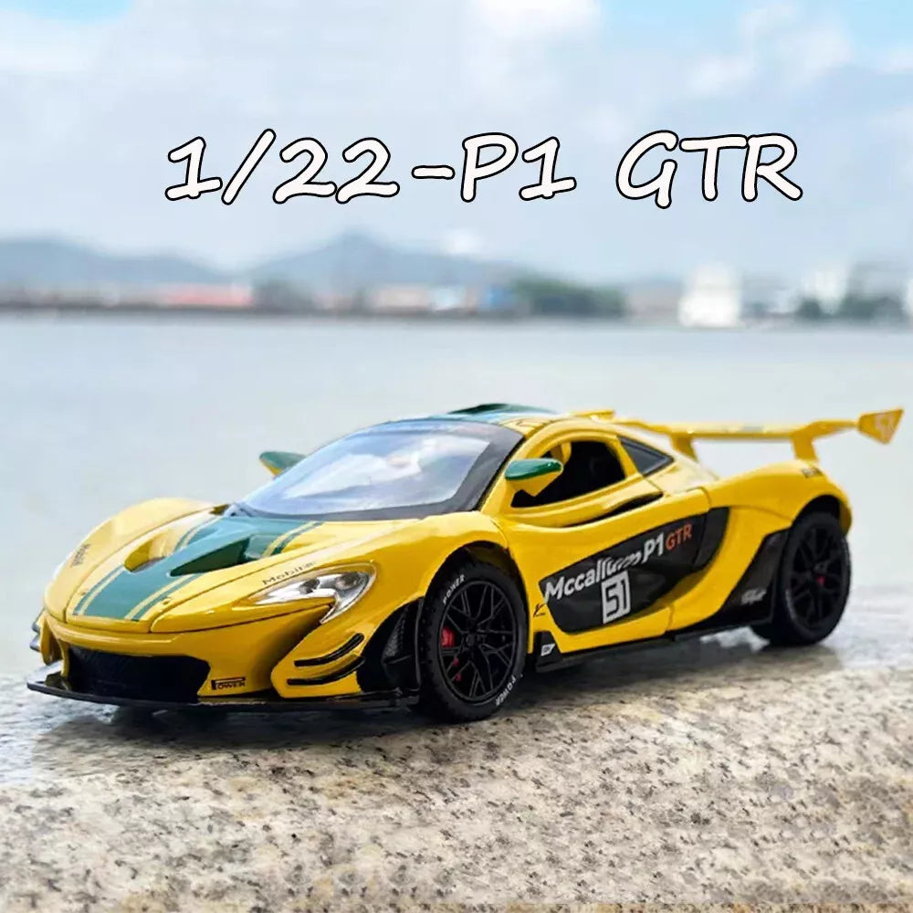 1:22 Diecast McLaren P1 GTR Model Car