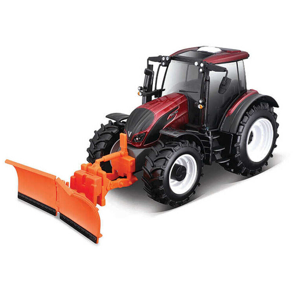 Bburago 1:32 Valtra N174 Tractor With Snow Plough