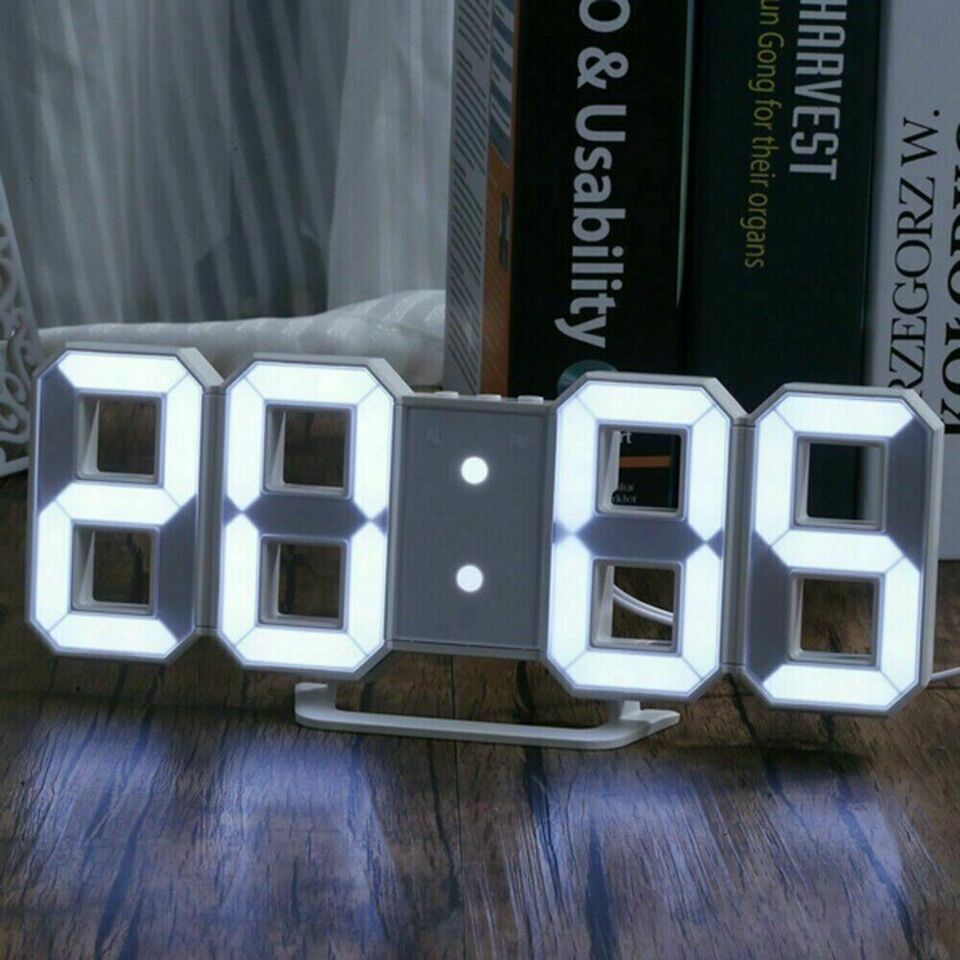 Electronic Digital LED Table & Wall Clock