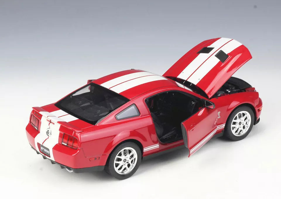 Welly 1:24 Diecast 2007 Shelby Cobra GT500 Model Car