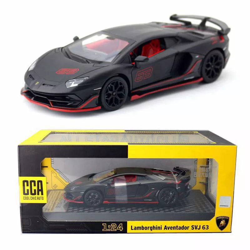 1:24 Diecast Lamborghini Aventador SVJ 63 Official Licensed Model