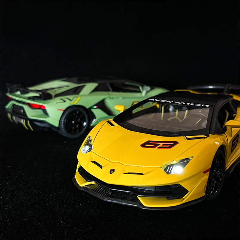 1:24 Diecast Lamborghini Aventador SVJ 63