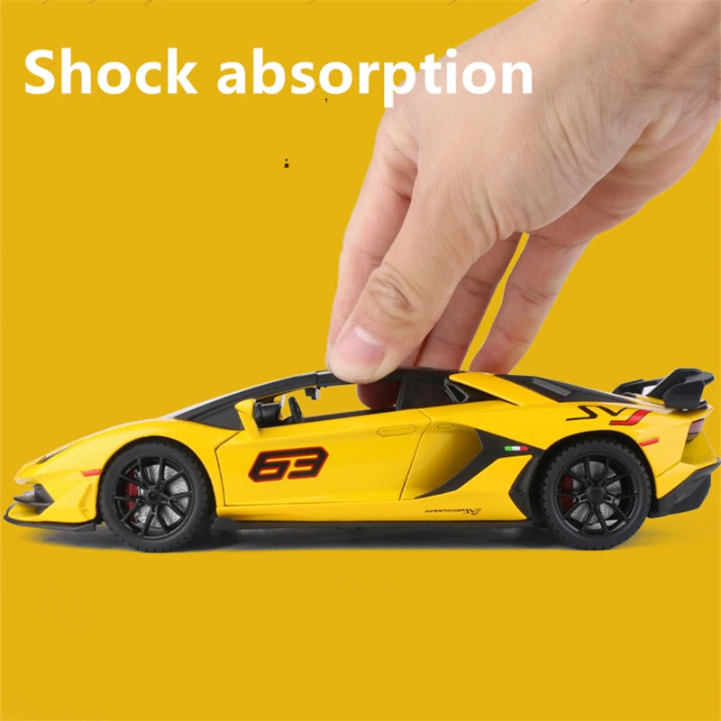 1:24 Diecast Lamborghini Aventador SVJ 63