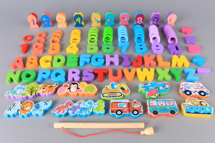 Wooden Multi-functional Preschool Learning Board