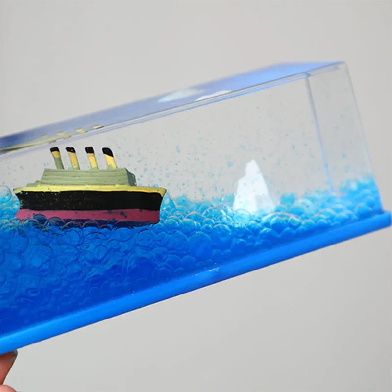 Titanic Iceberg Cruise Ship Drift Bottle Decoration